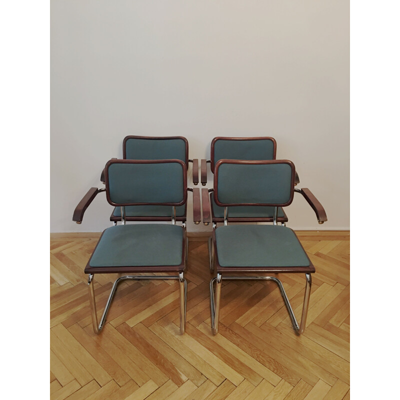 Set of 4 Vintage Dining Chairs by Marcel Breuer