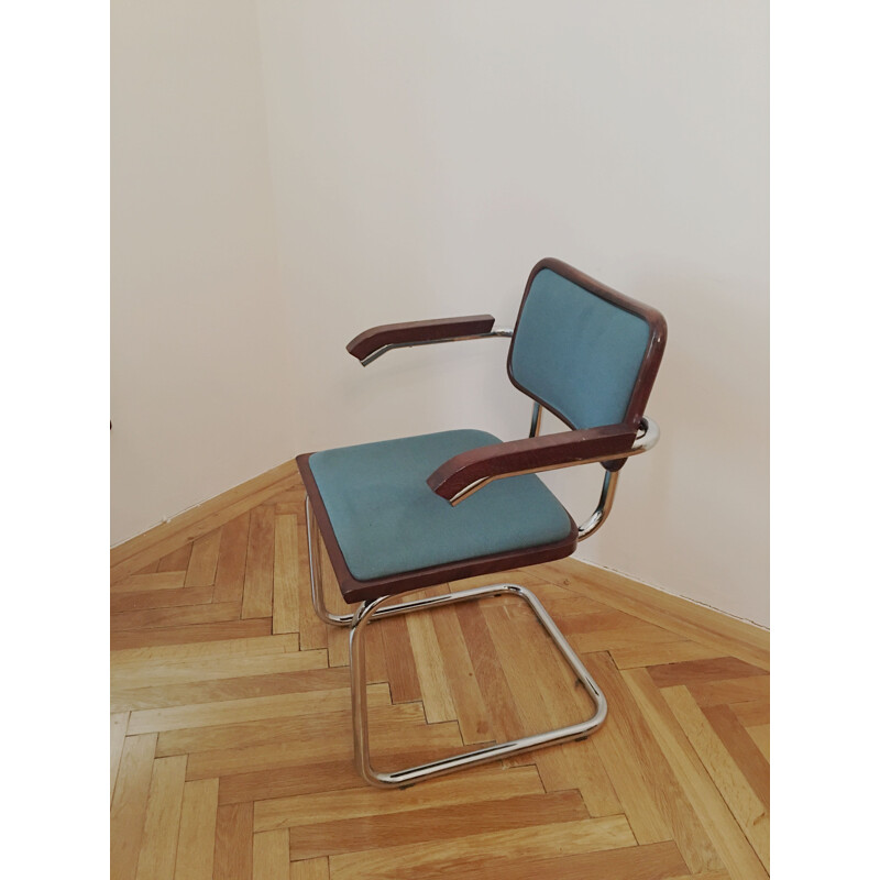 Série de 4 chaises à repas vintage par Marcel Breuer