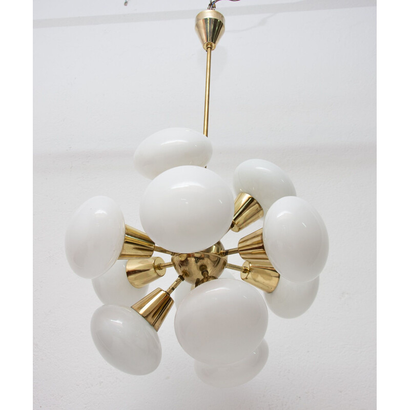 Vintage chandelier Sputnik for Kamenicky Šenov, 1970s 