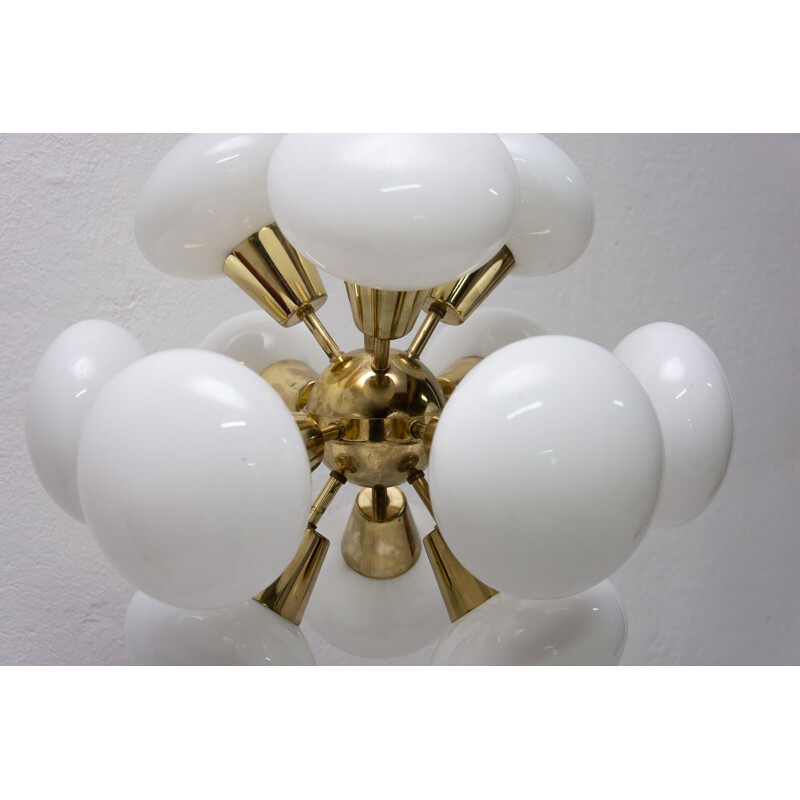 Vintage chandelier Sputnik for Kamenicky Šenov, 1970s 