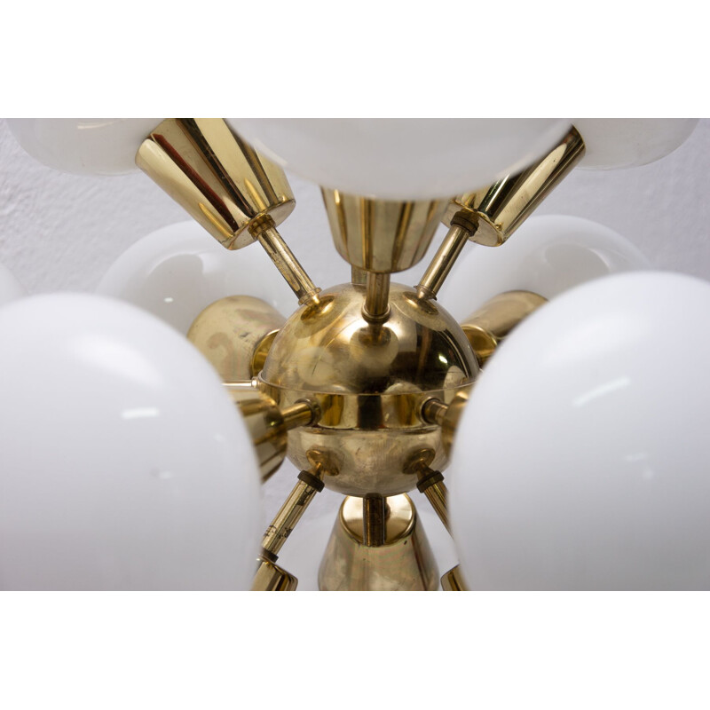 Vintage chandelier Sputnik for Kamenicky Šenov, 1970s 