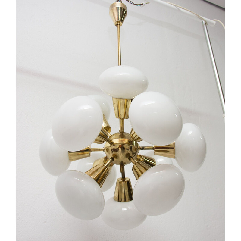 Vintage chandelier Sputnik for Kamenicky Šenov, 1970s 