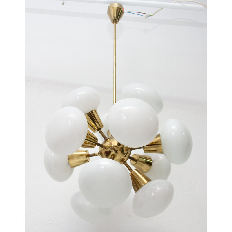 Vintage chandelier Sputnik for Kamenicky Šenov, 1970s 