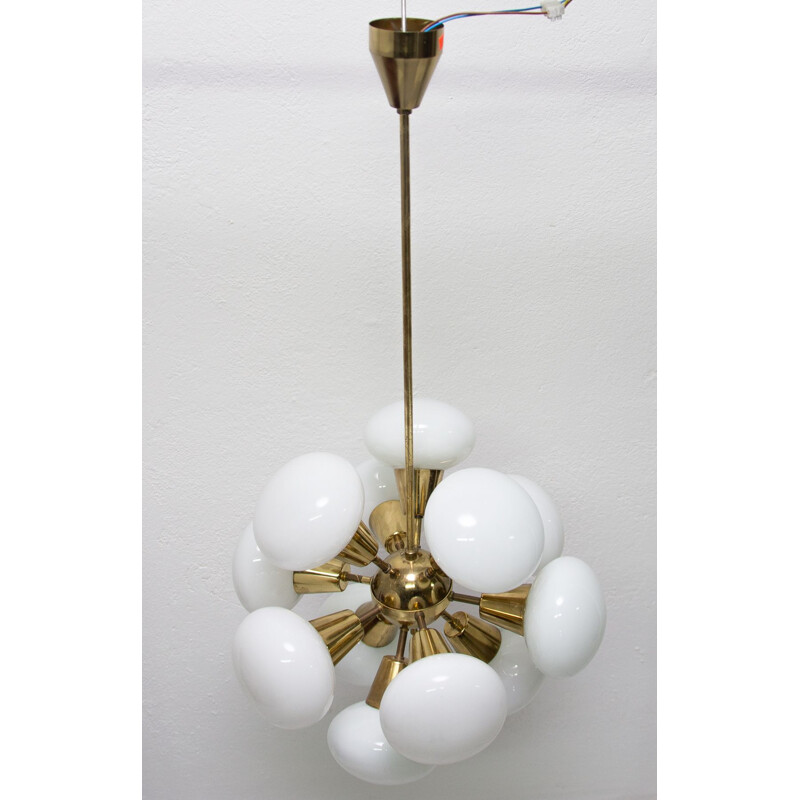 Vintage chandelier Sputnik for Kamenicky Šenov, 1970s 