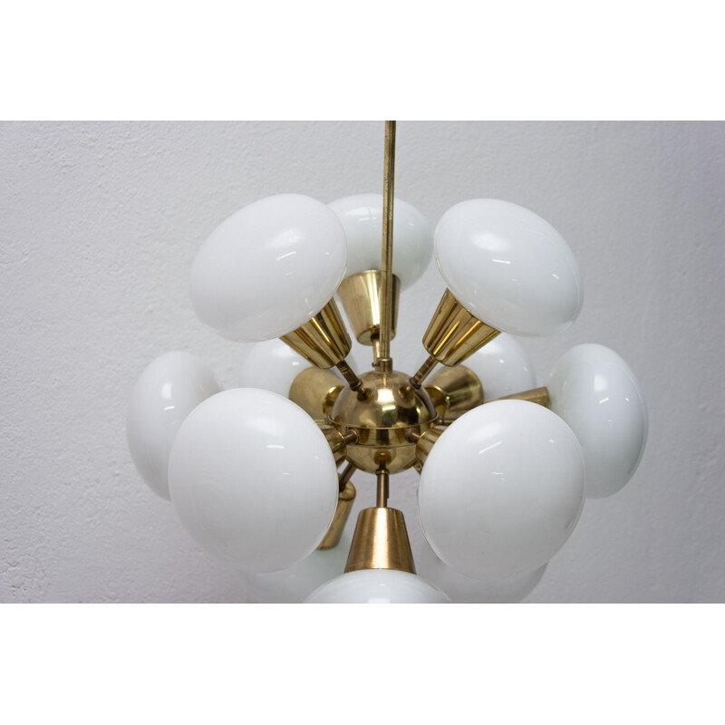 Vintage chandelier Sputnik for Kamenicky Šenov, 1970s 