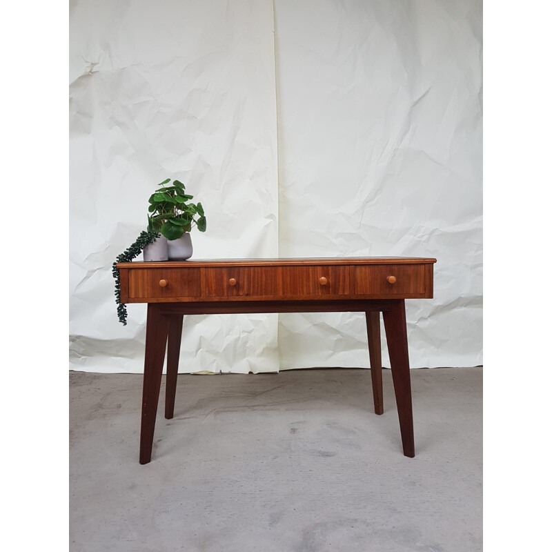 Vintage Console Table in Walnut by Morris Of Glasgow 