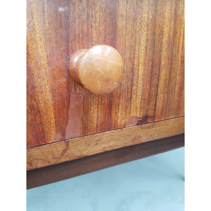 Vintage Console Table in Walnut by Morris Of Glasgow 