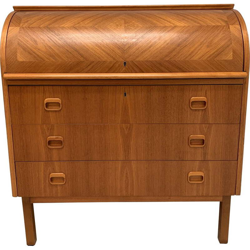 Vintage secretary in teak by Broderna Gustafssons, Swedish 1960s