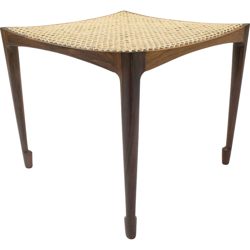 Tabouret vintage Bernt Petersen pour Worts Mobelsnedkeri, Danemark 1959