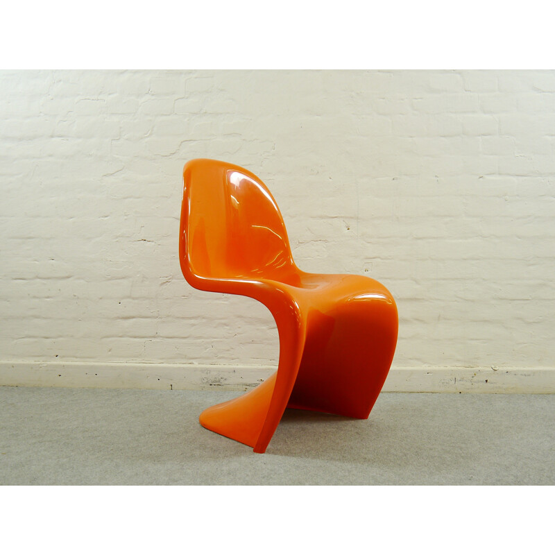 Orange Panton chair, Verner PANTON - 1970s