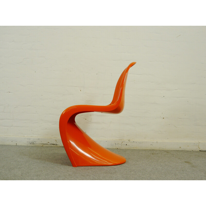 Orange Panton chair, Verner PANTON - 1970s