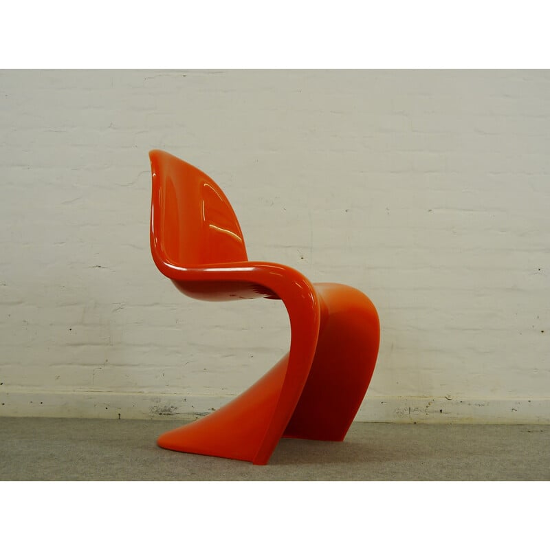 Orange Panton chair, Verner PANTON - 1970s