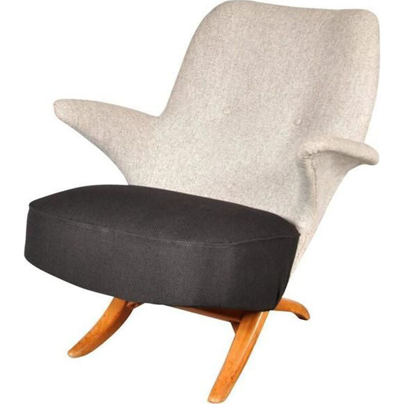 Fauteuil vintage Pingouin, Theo Ruth pour Artifort, 1957