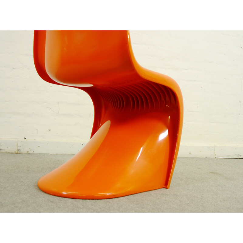 Orange Panton chair, Verner PANTON - 1970s