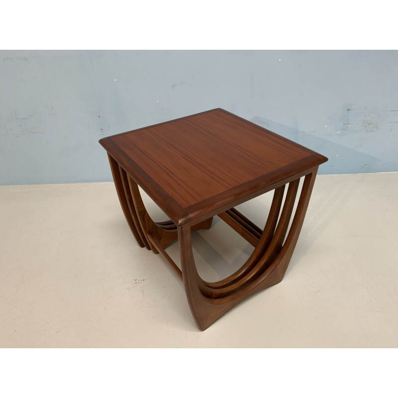 Vintage nesting tables for G-Plan in teakwood 1960