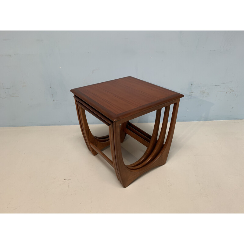 Vintage nesting tables for G-Plan in teakwood 1960