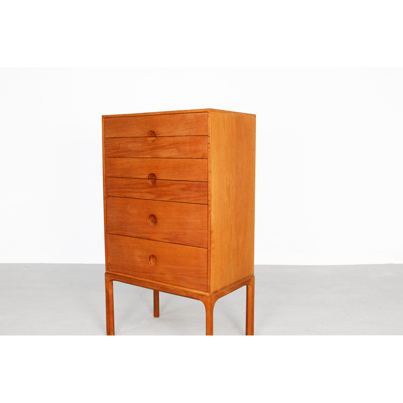 Vintage chest of drawers for Odder in oakwood 1960