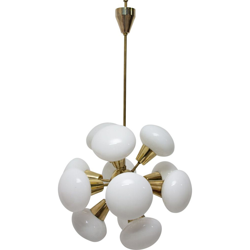 Vintage chandelier Sputnik for Kamenicky Šenov, 1970s 