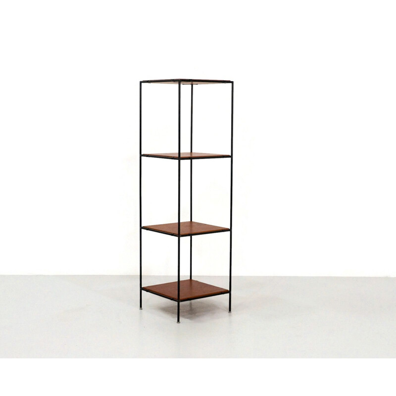 Vintage Abstracta shelving system by Poul Cadovius in teak and metal