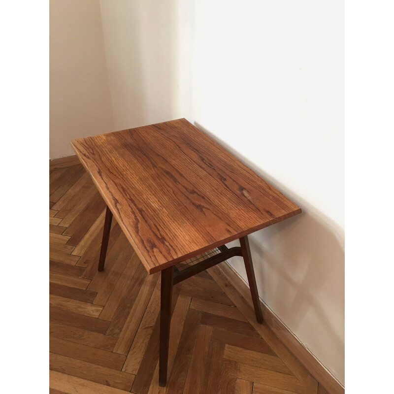 Vintage coffee table for Drevopodnik Holesov in wood 1960
