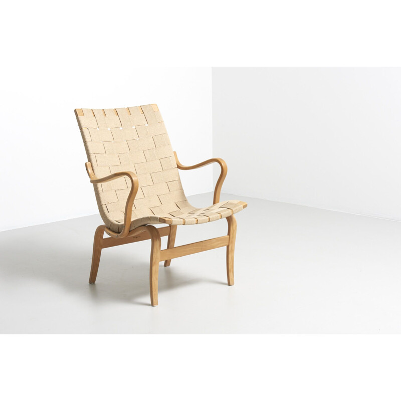 Vintage Eva armchair for Karl Mathsson in birchwood 1960