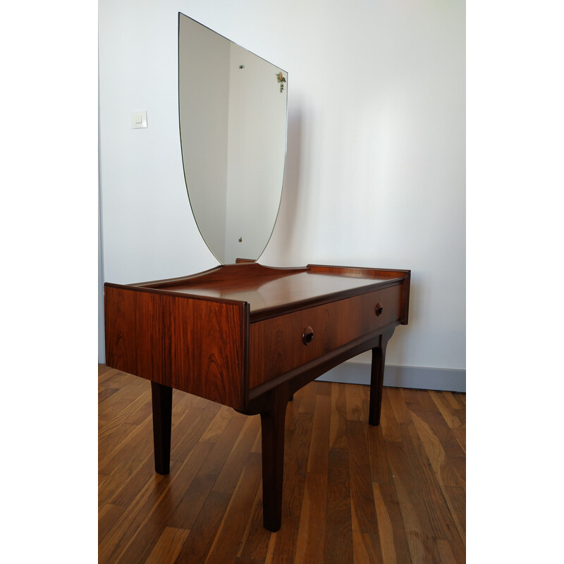 Vintage dressing table Scandinavian in rosewood