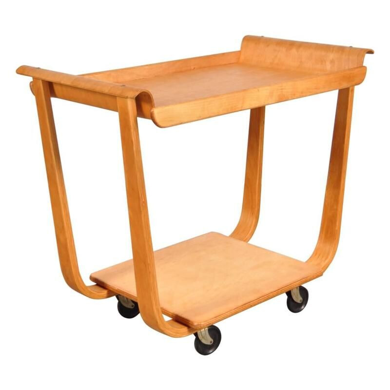 Vintage PB01 trolley Cees Braakman by Pastoe