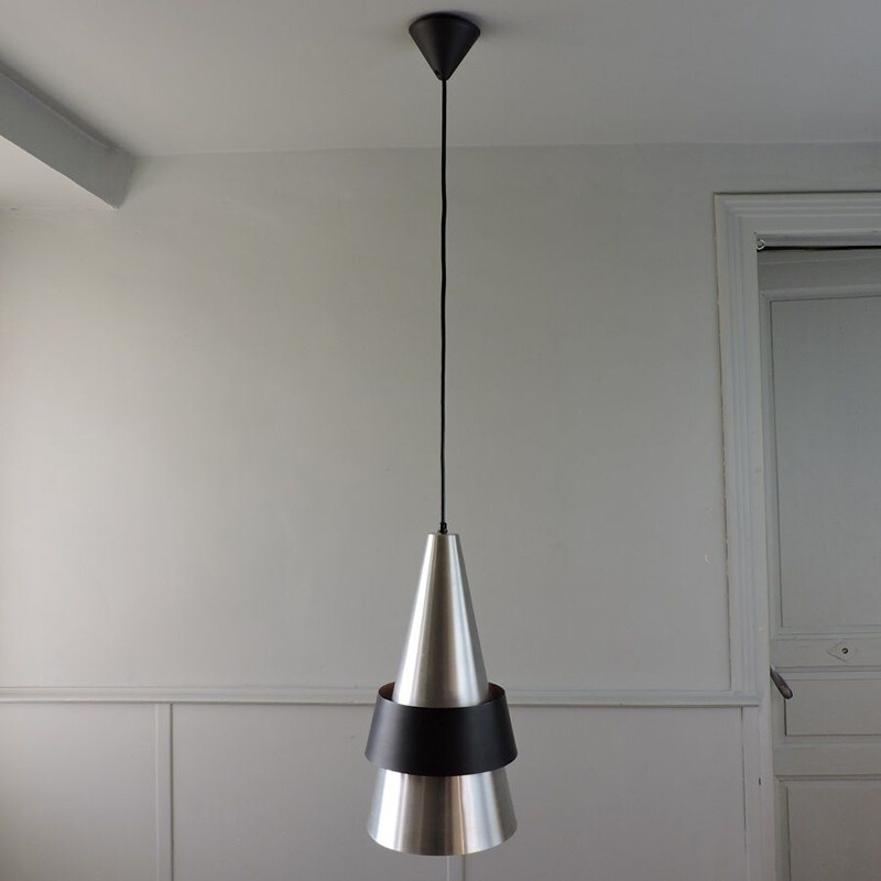 Vintage hanging lamp Jo Hammerborg for Fog & Morup Scandinavian 70s 