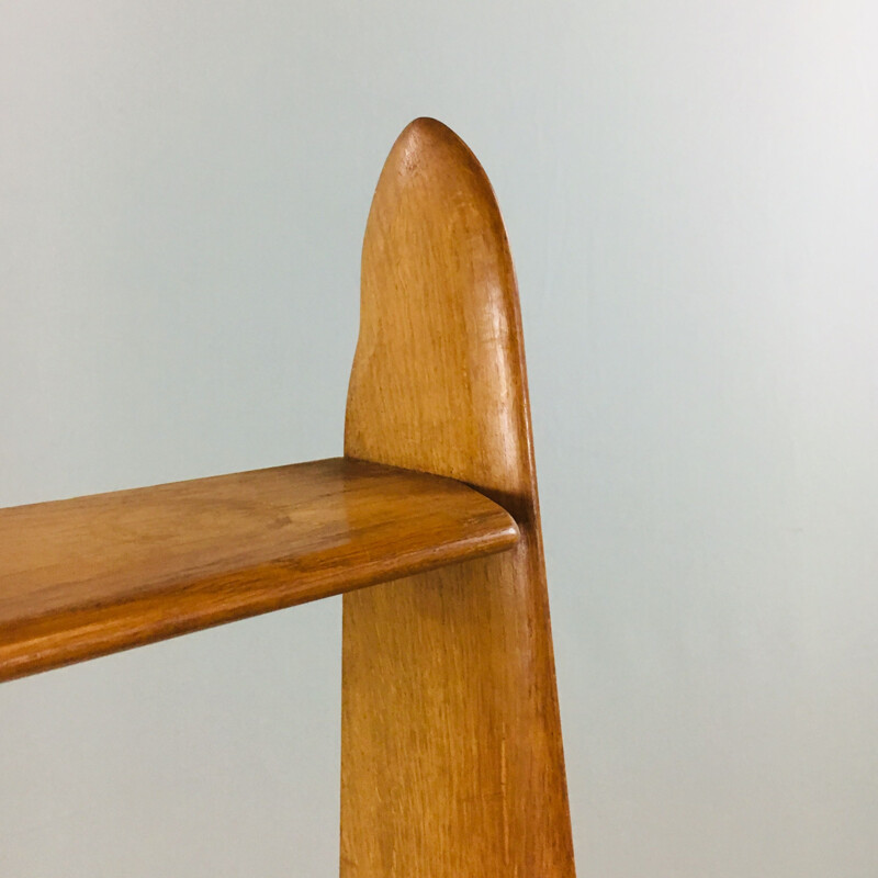 Vintage bookcase in Oak by Pierre Cruège, Formes edition, France 1950