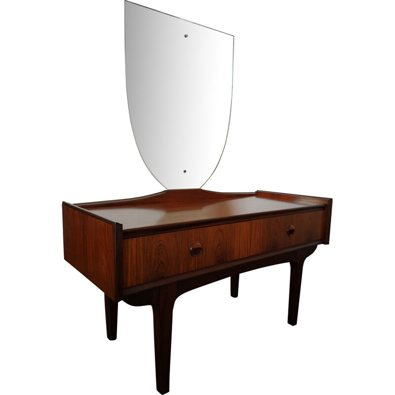 Vintage dressing table Scandinavian in rosewood