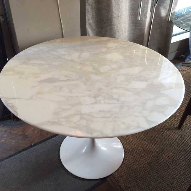 Knoll dining table in marble, Eero SAARINEN - 1990s