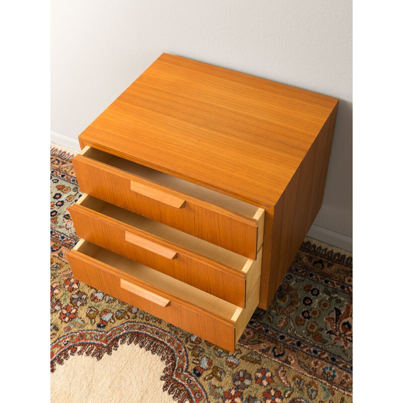 Vintage chest of drawers in teak by DeWe Deutsche Werkstätten, Germany 1950s