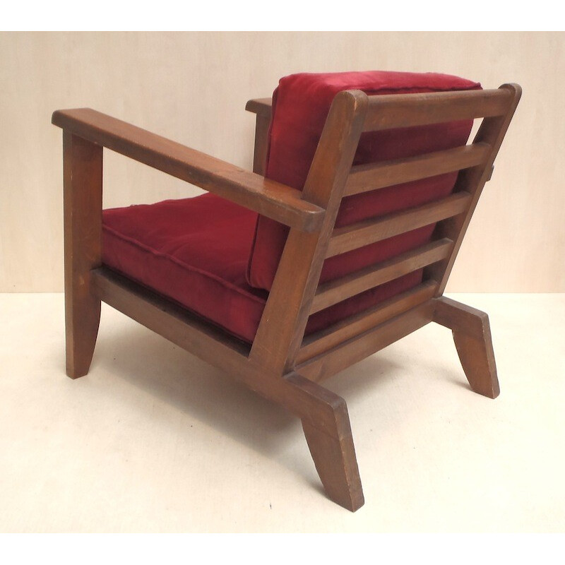 Pair of armchairs, René GABRIEL - 1945