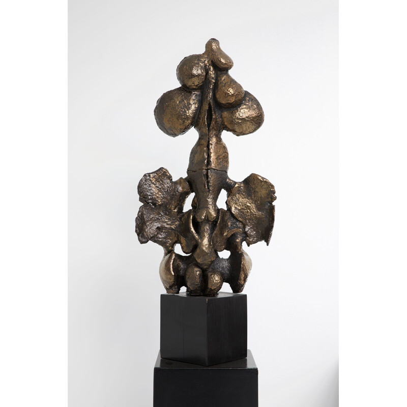 Yves Rhaye's vintage ceramic sculpture in the 1960s