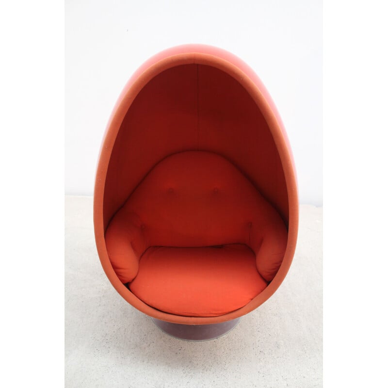 Vintage armchair Ovalia Egg by Thor Larsen 1968