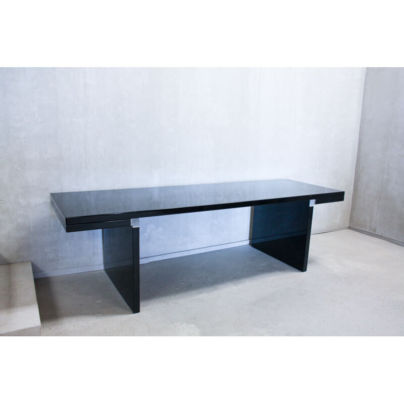 Black Orseolo Dining Table by Carlo Scarpa for Cassina, 1970