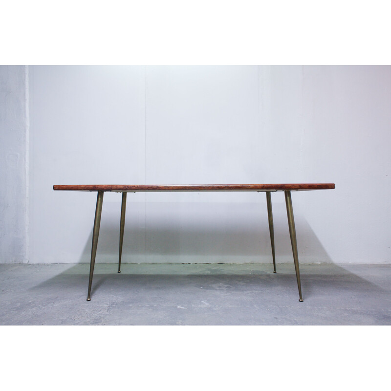 Vintage Italian Rosewood Dining Table, 1950