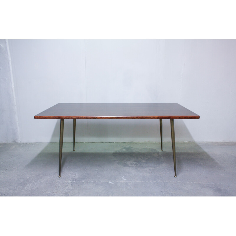 Vintage Italian Rosewood Dining Table, 1950