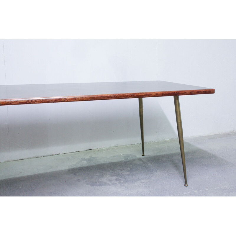 Vintage Italian Rosewood Dining Table, 1950