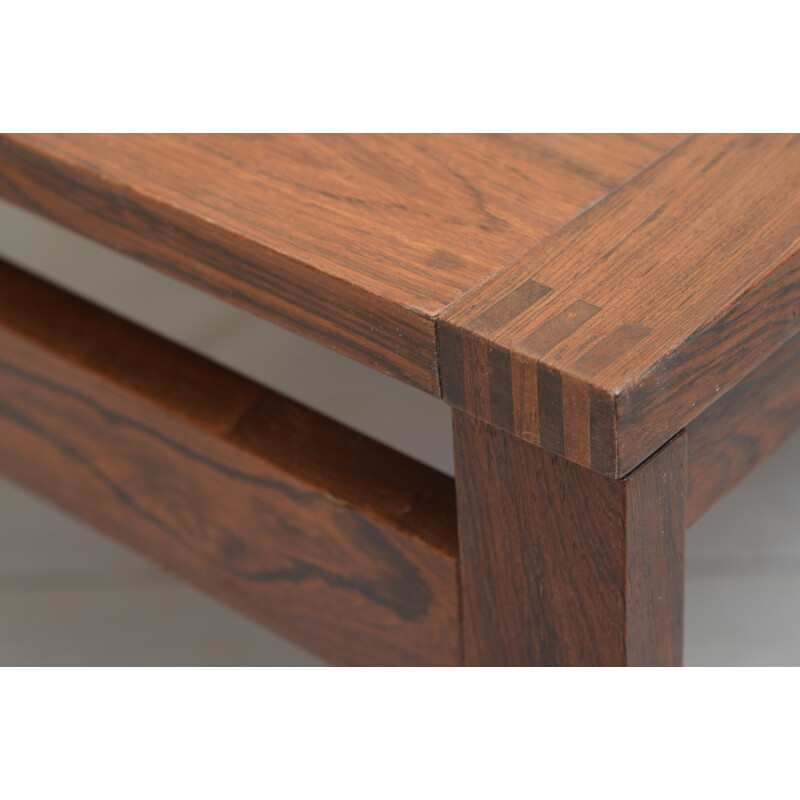 Coffee table in rosewood, Gjerlov KNUDSEN and Torben LIND - 1960s