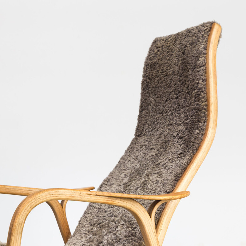 Vintage armchair by Yngve Ekström model "Lamino" armchair for Swedese Møbler, 1950