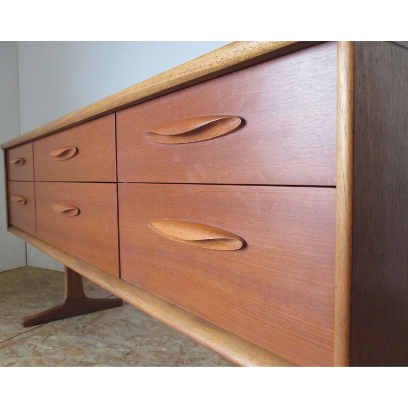 Vintage chest of 6 drawers by Frank Guille