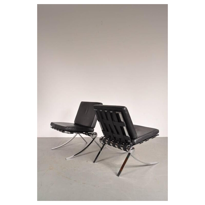2 fauteuils vintage modèle "Padaro" par Paul Tuttle pour Strässle,1960