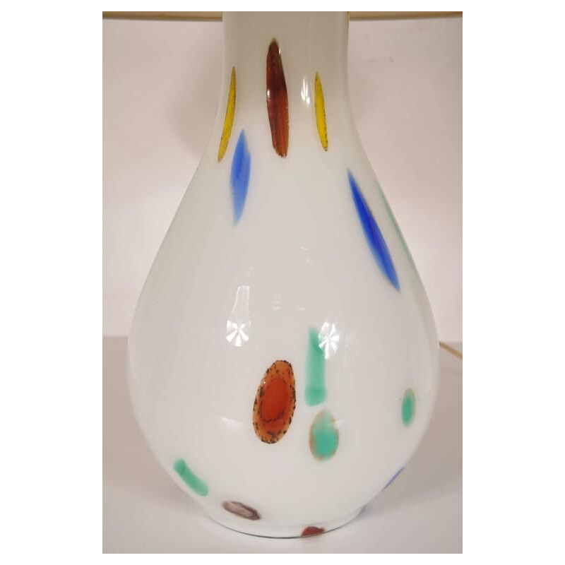 Lampe de table vintage en verre de Murano par Dino Martens et Aureliano Toso,1960