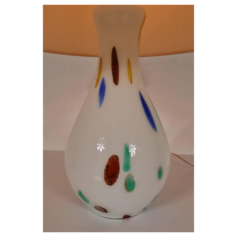 Vintage Murano glazen tafellamp van Dino Martens en Aureliano Toso,1960