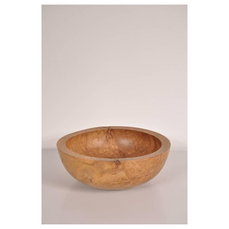 Vintage wooden bowl by Anthony Bryant, UK 2000