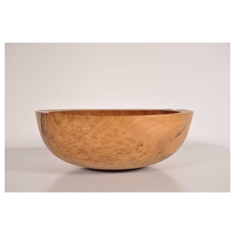 Vintage wooden bowl by Anthony Bryant, UK 2000