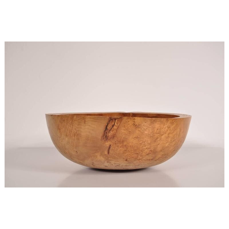 Vintage wooden bowl by Anthony Bryant, UK 2000