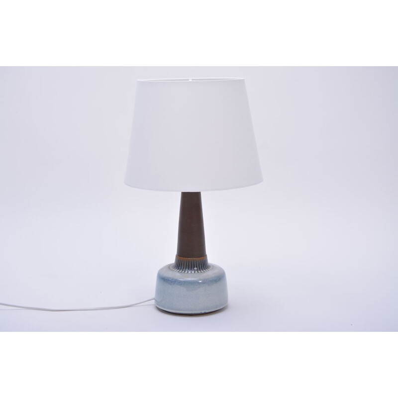 Vintage ceramic table lamp by Einar Johansen for Soholm Stentoj