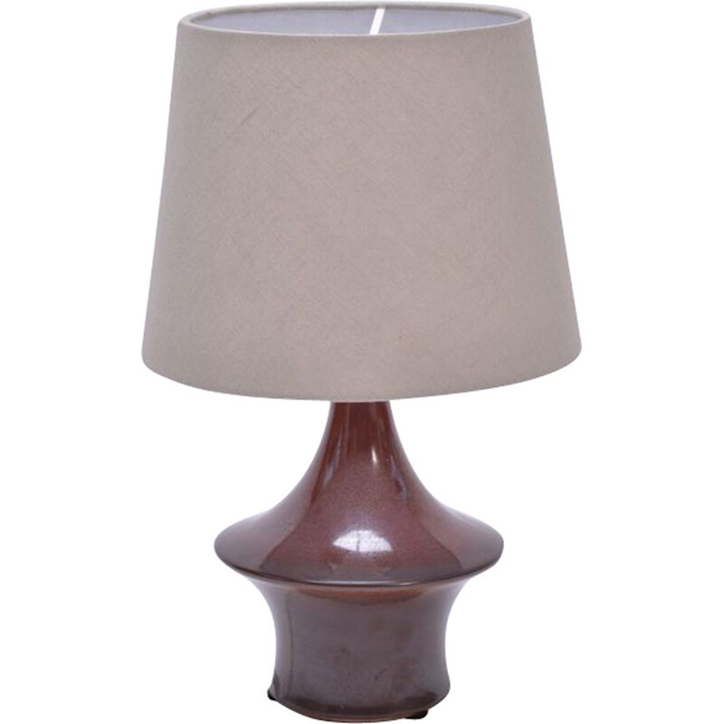 Lampe vintage de table en céramique par Soholm Stentoj
